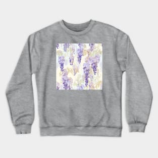 Pastel wisteria pattern Crewneck Sweatshirt